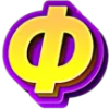 ✅ Эмодзи «Буквы Жёлто-Розовые» для Telegram