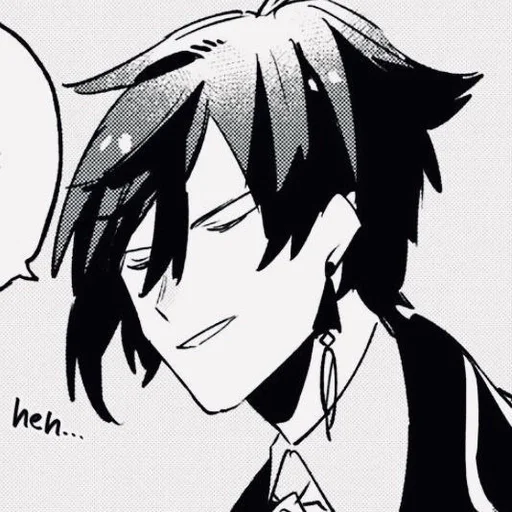 😁 Стикер «Zhongli Manga» для Telegram