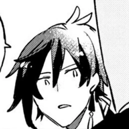 😦 Стикер «Zhongli Manga» для Telegram