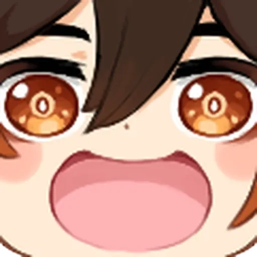 😃 Стикер «Zhongli Stickers 1» для Telegram