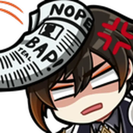 🔨 Стикер «Zhongli Stickers 1» для Telegram