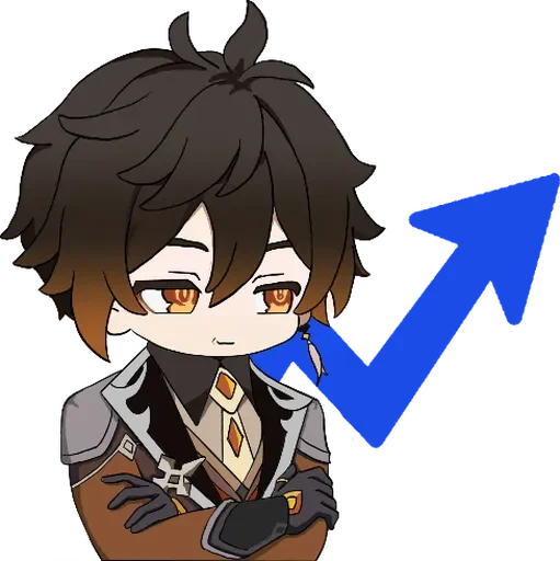 📈 Стикер «Zhongli Stickers 1» для Telegram