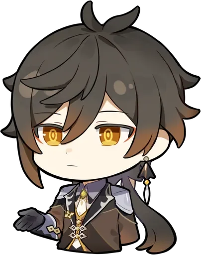 😅 Стикер «Zhongli Stickers 1» для Telegram