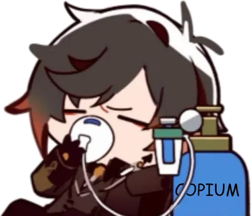 😔 Стикер «Zhongli Stickers 1» для Telegram