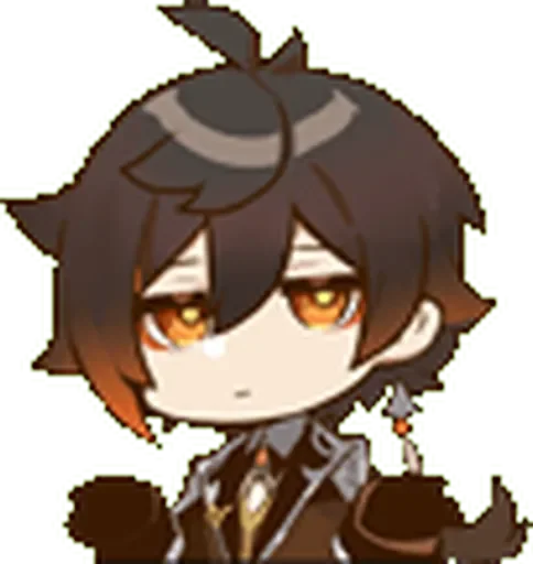 🤷‍♂️ Стикер «Zhongli Stickers 1» для Telegram