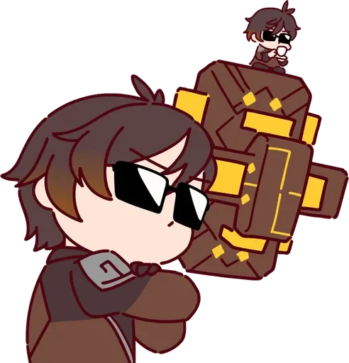 😎 Стикер «Zhongli Stickers 1» для Telegram