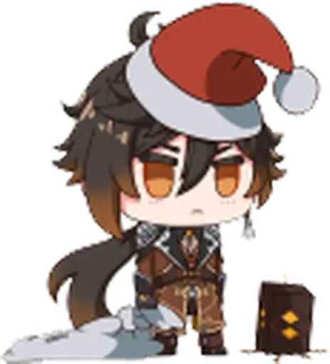 🎅 Стикер «Zhongli Stickers 1» для Telegram