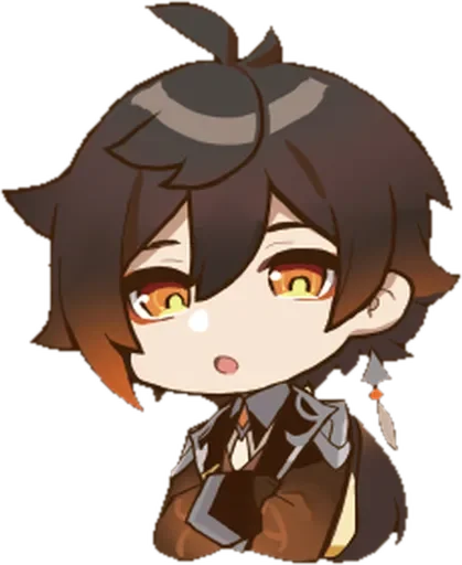 😯 Стикер «Zhongli Stickers 1» для Telegram