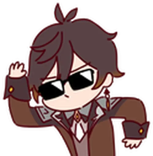 😎 Стикер «Zhongli Stickers 1» для Telegram
