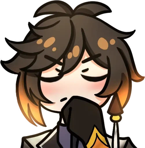 🤔 Стикер «Zhongli Stickers 1» для Telegram