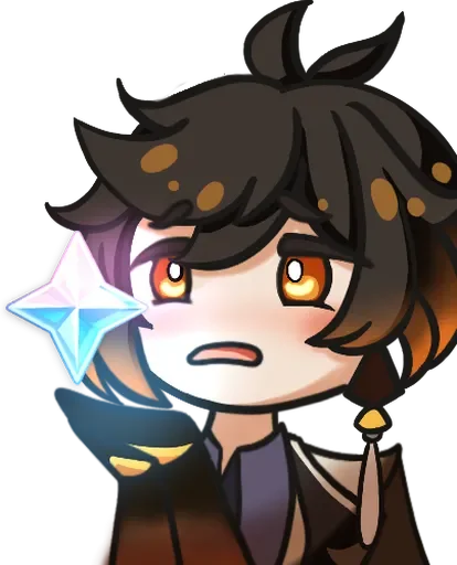 💸 Стикер «Zhongli Stickers 1» для Telegram