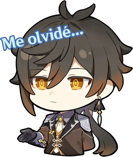 😅 Стикер «Zhongli Stickers 1» для Telegram