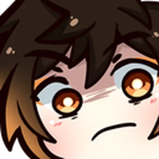 🤨 Стикер «Zhongli Stickers 1» для Telegram