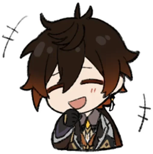 😆 Стикер «Zhongli Stickers 1» для Telegram
