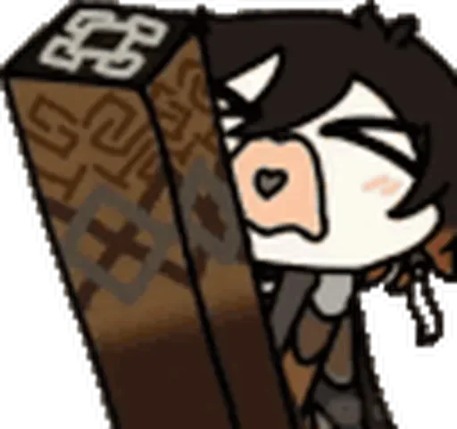 🍆 Стикер «Zhongli Stickers 1» для Telegram