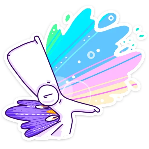 🌈 Стикер «Единорог Жорка» для Telegram