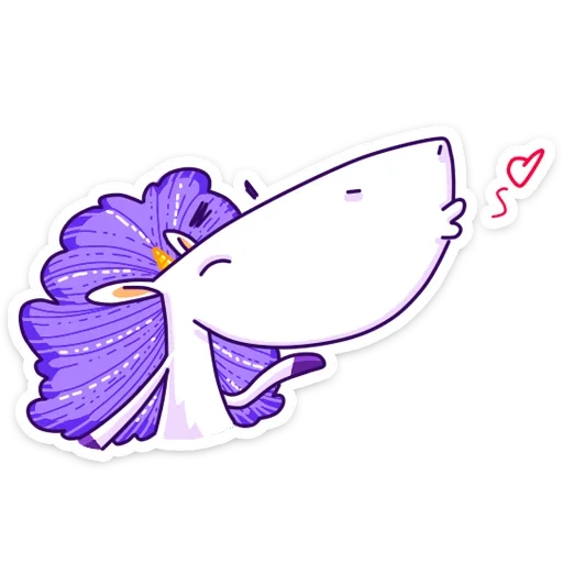 ❤️ Стикер «Единорог Жорка» для Telegram