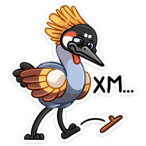 🤔 Стикер «Журавлик Жу» для Telegram