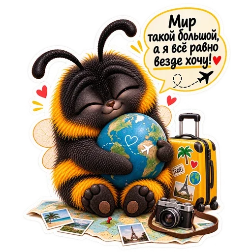Стикер «Жужандра 🐝» для Telegram