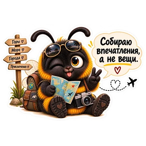 Стикер «Жужандра 🐝» для Telegram