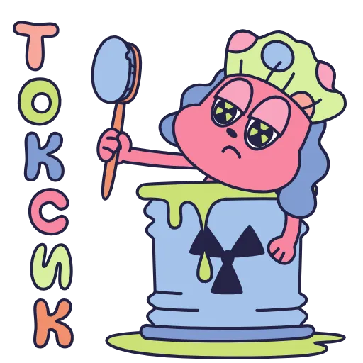 🤩 Стикер «Зибби» для Telegram