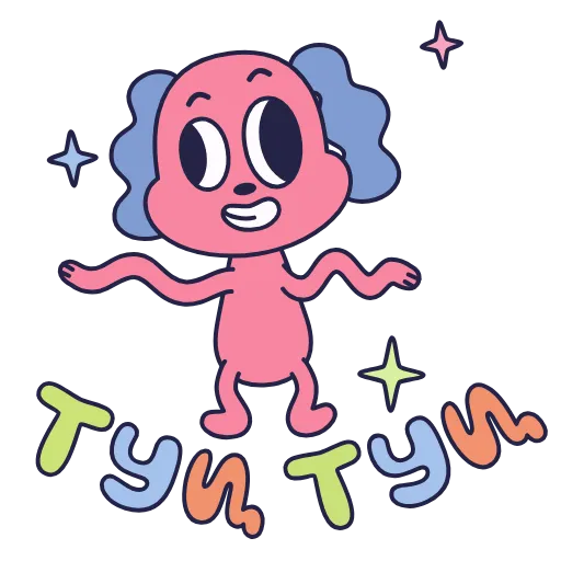 🤩 Стикер «Зибби» для Telegram