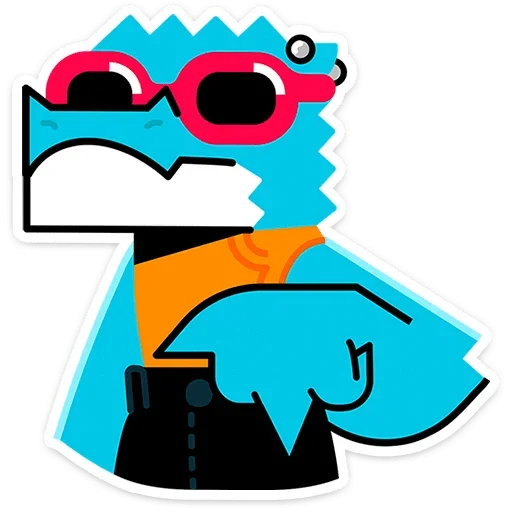 😎 Стикер «Зилл -» для Telegram