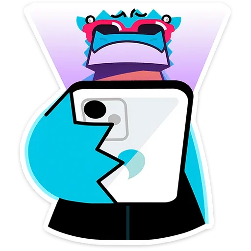 😎 Стикер «Зилл -» для Telegram