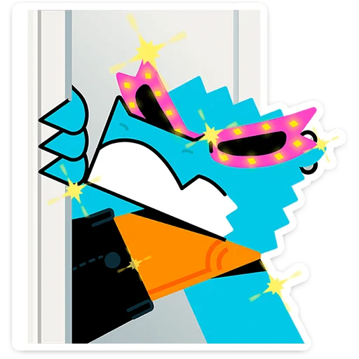 😎 Стикер «Зилл -» для Telegram