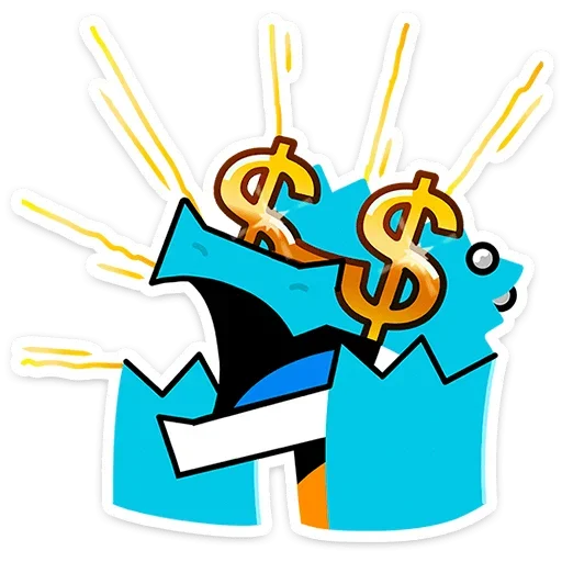 🤑 Стикер «Зилл -» для Telegram
