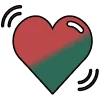 🙂 Эмодзи «Буквы и зимние иконки» для Telegram