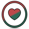 🙂 Эмодзи «Буквы и зимние иконки» для Telegram