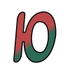 🙂 Эмодзи «Буквы и зимние иконки» для Telegram