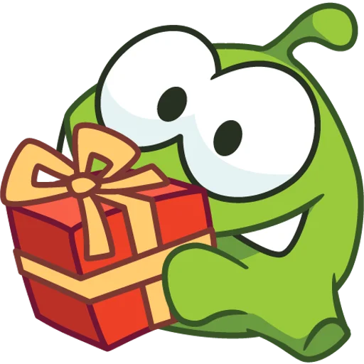⏺ Стикер «Зима с Ам-нямом» для Telegram