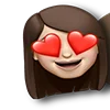 💋 Эмодзи «Зимний шрифт» для Telegram