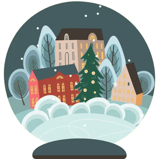 ❄️ Стикер «Зима с МТС» для Telegram