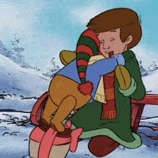 🤗 Стикер «winter edition» для Telegram