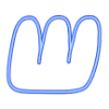😝 Эмодзи «Зимний шрифт» для Telegram