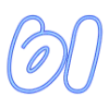 🤨 Эмодзи «Зимний шрифт» для Telegram
