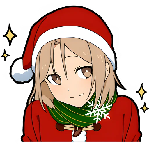 🧑‍🎄 Стикер «Зимний-кун» для Telegram