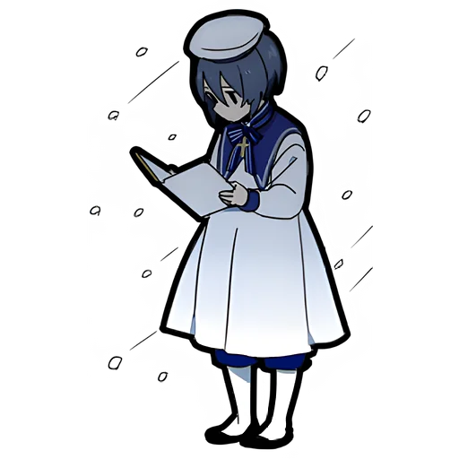 😔 Стикер «Зимний-кун» для Telegram