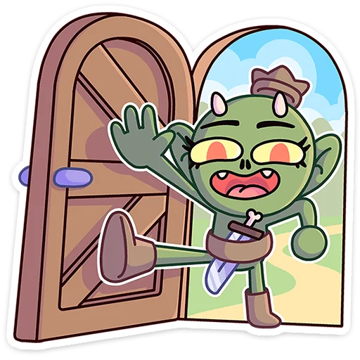 👊 Стикер «Злыдница» для Telegram