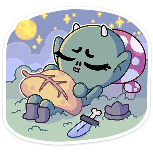 😴 Стикер «Злыдница» для Telegram