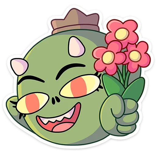 🌹 Стикер «Злыдница» для Telegram