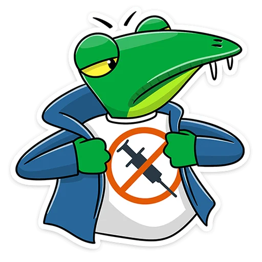🙅‍♂️ Стикер «Змеян Водолеевич» для Telegram