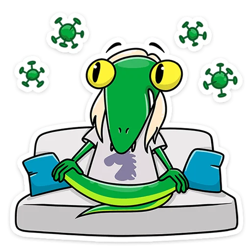 🦠 Стикер «Змеян Водолеевич» для Telegram
