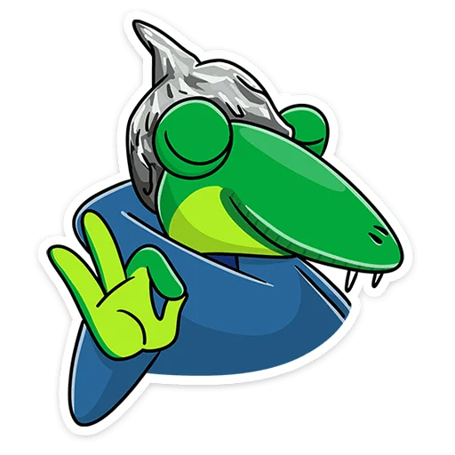👌 Стикер «Змеян Водолеевич» для Telegram