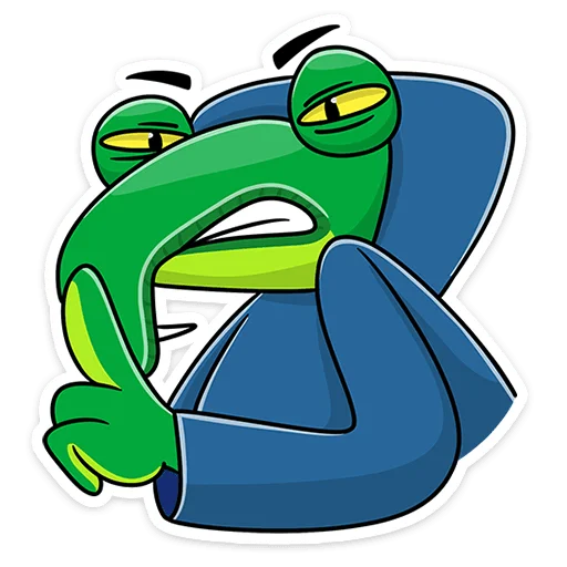🤫 Стикер «Змеян Водолеевич» для Telegram