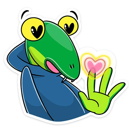 ❤️ Стикер «Змеян Водолеевич» для Telegram