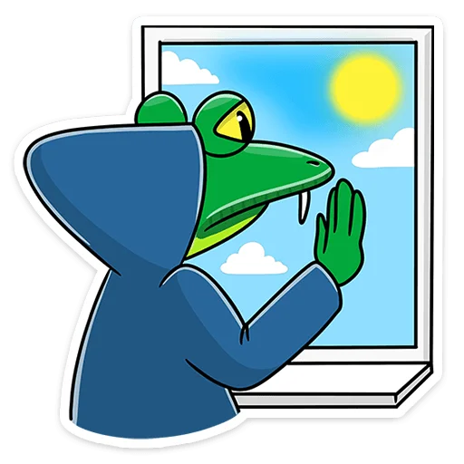 ☀️ Стикер «Змеян Водолеевич» для Telegram